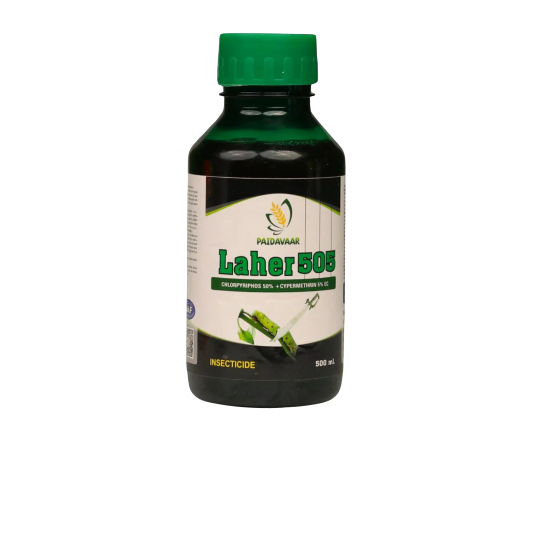 LAHER 505-(CHLORPYRIPHOS 50% + CYPERMETHRIN 5% EC)