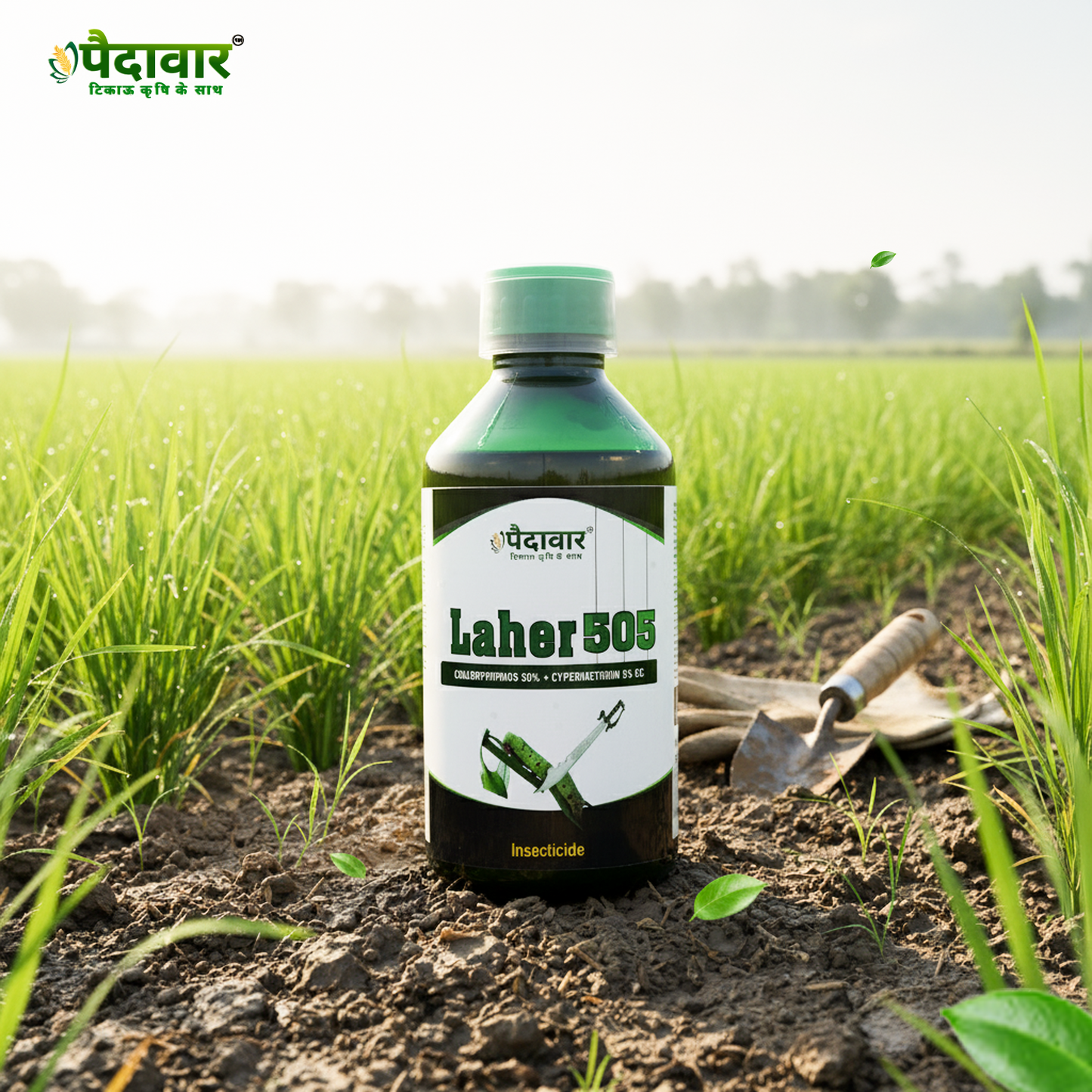 LAHER 505-(क्लोरपाइरिफॉस 50% + साइपरमेथ्रिन 5% EC)