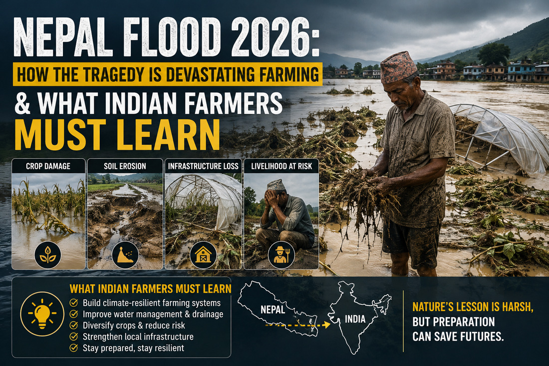 Nepal Flood 2026: How the Tragedy Is Devastating Farming & What Indian Farmers Must Learn