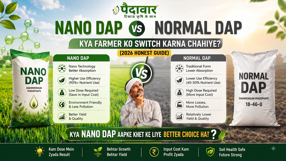 Nano DAP vs Normal DAP: Kya Farmer Ko Switch Karna Chahiye? (2026 Honest Guide)
