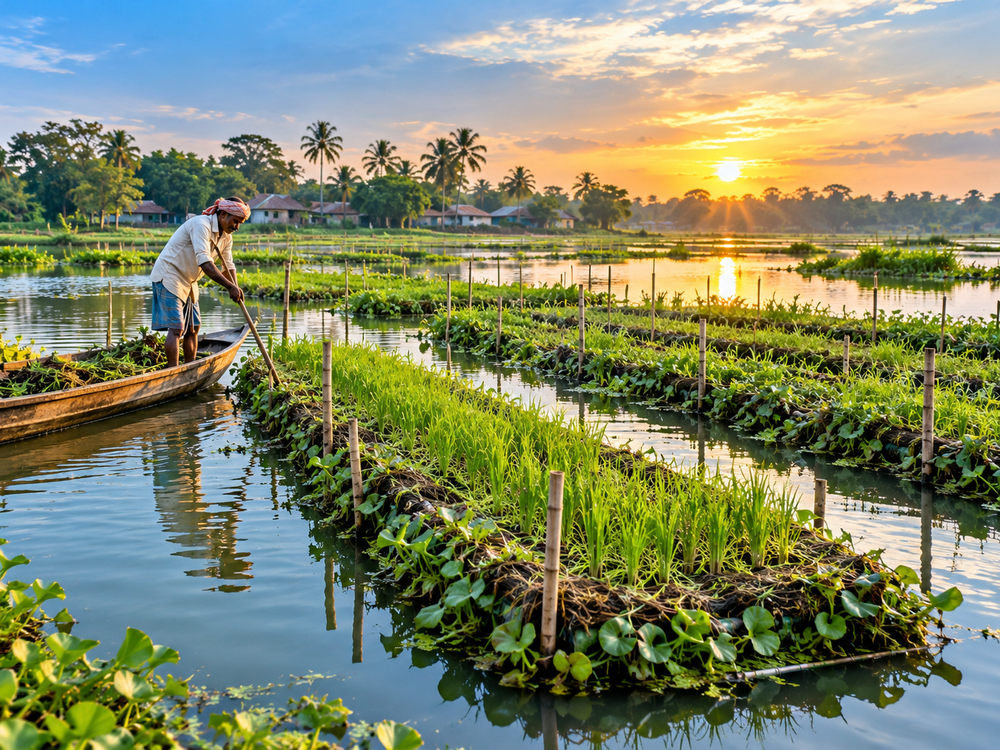 Floating Farming in India: Can You Really Grow Rice on Rafts? (2026 Guide) | Paidavaar