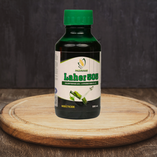 LAHER 505-(CHLORPYRIPHOS 50% + CYPERMETHRIN 5% EC)