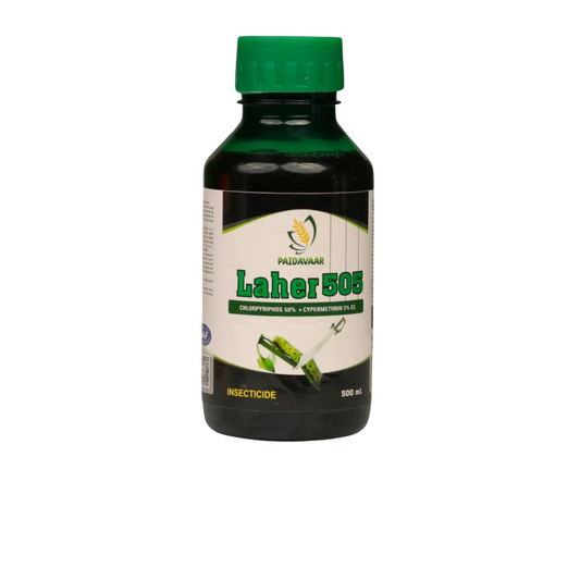 LAHER 505-(CHLORPYRIPHOS 50% + CYPERMETHRIN 5% EC)