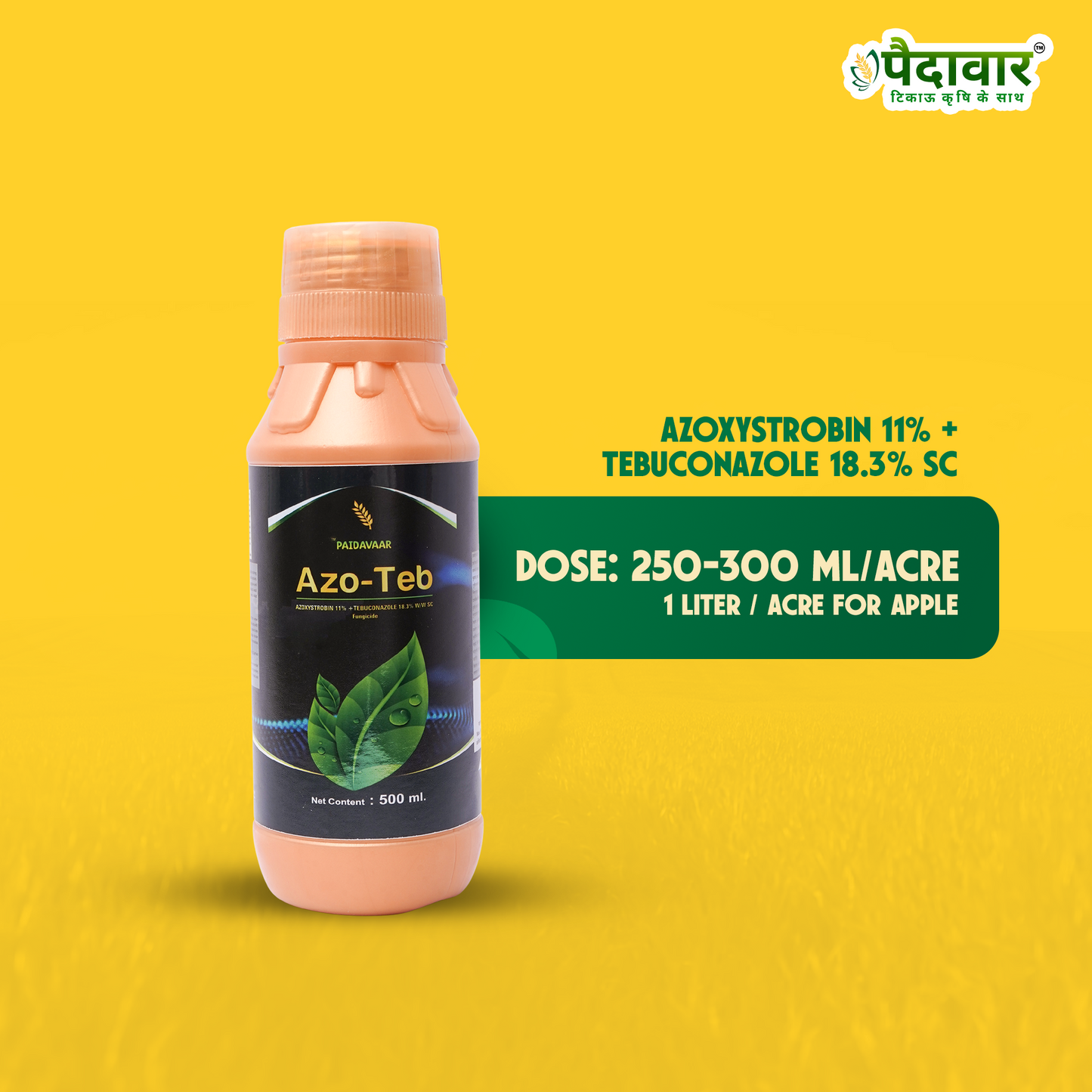 AZO-TEB (AZOXYSTROBIN 11% +TEBUCONAZOLE 18.3% SC)