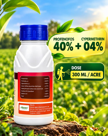 SATE - 404-(Profenophos 40% + Cypermethrin 4% EC)