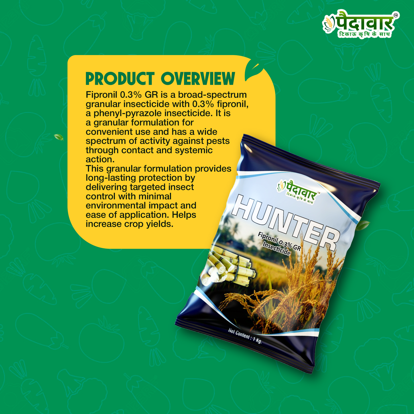 हंटर (फिप्रोनिल 0.3% जीआर)