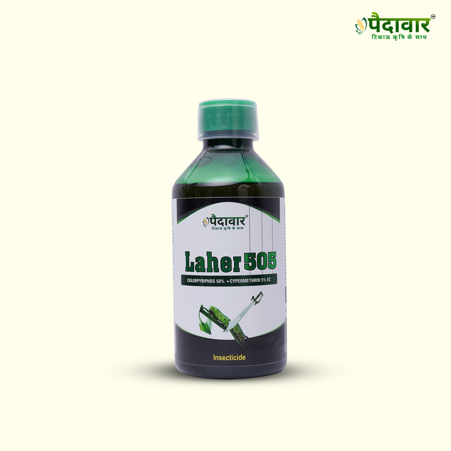 LAHER 505-(क्लोरपाइरिफॉस 50% + साइपरमेथ्रिन 5% EC)