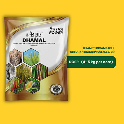 DHAMAL (Thiamethoxam 1.0% + Chlorantraniliprole 0.5% GR)
