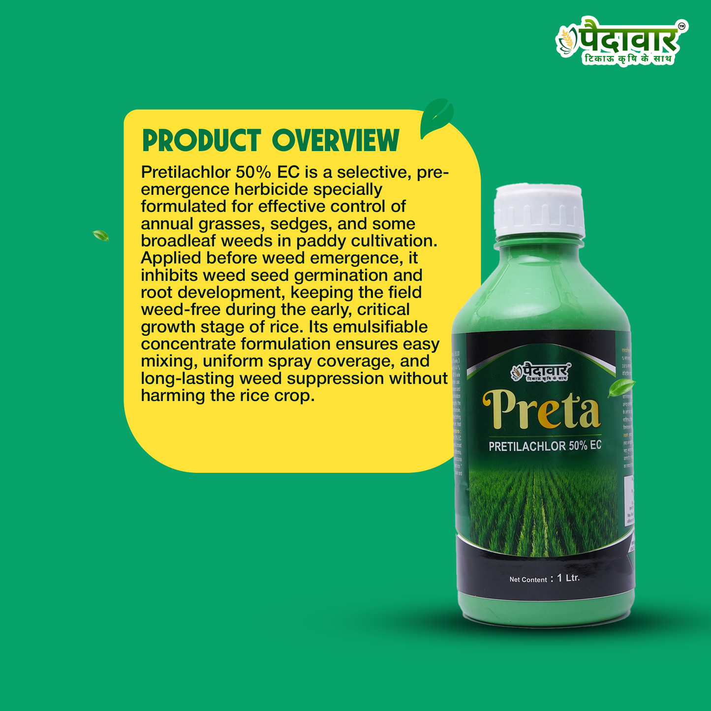 PRETA-(PRETILACHLOR 50%EC)