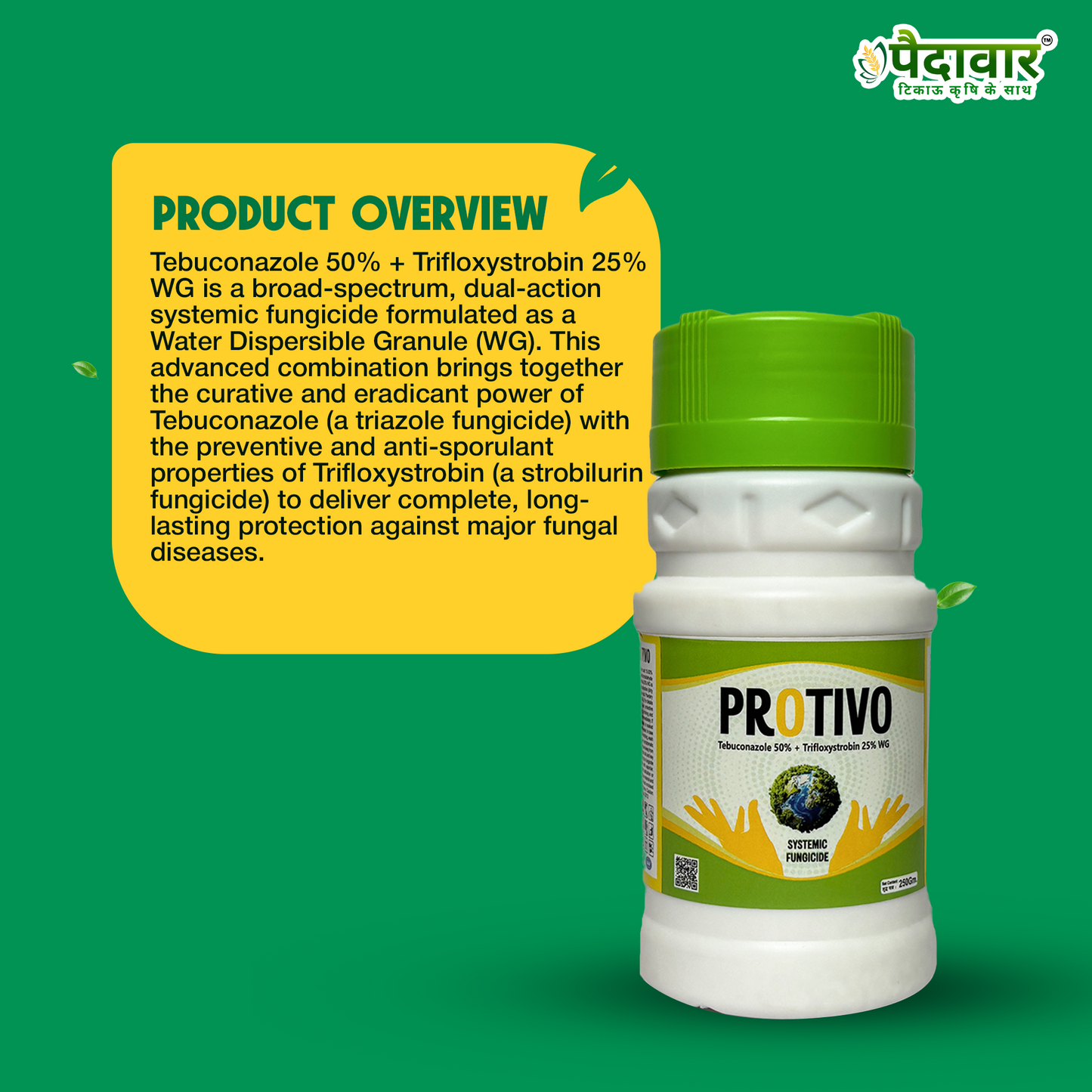 Paidavaar Protivo | Tebuconazole 50% + Trifloxystrobin 25% WG |