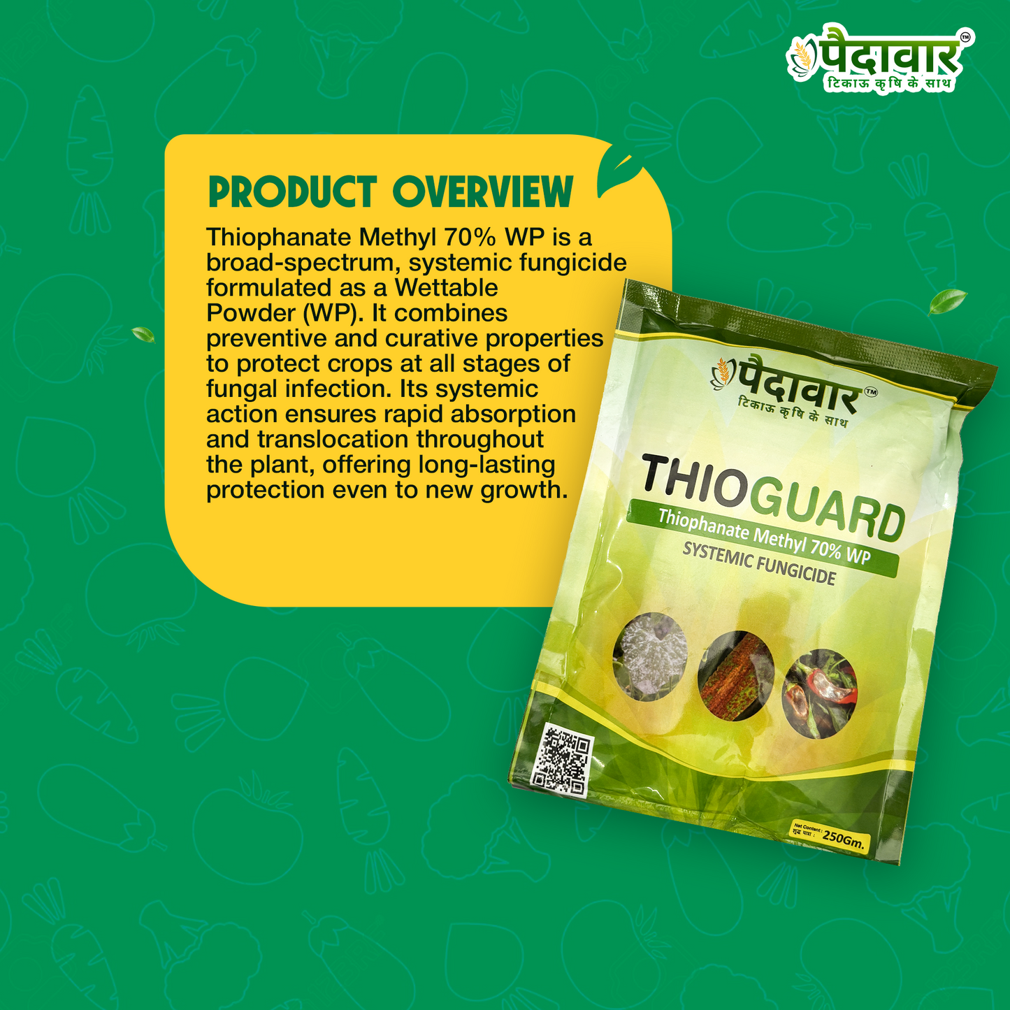 Paidavaar ThioGuard | Thiophanate Methyl 70% WP | Chemical Fungicide