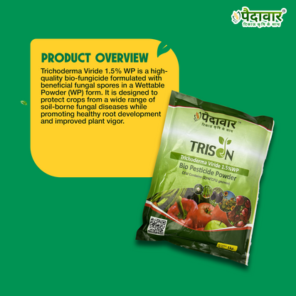 Paidavaar Trison| Trichoderma Viride 1.5% WP | Bio Fungicide Powder