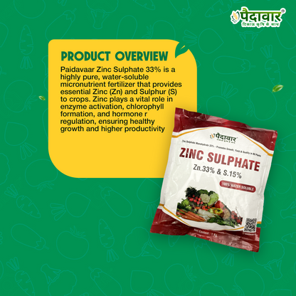Paidavaar Zinc Sulphate 33% | Monohydrate Micro Nutrients